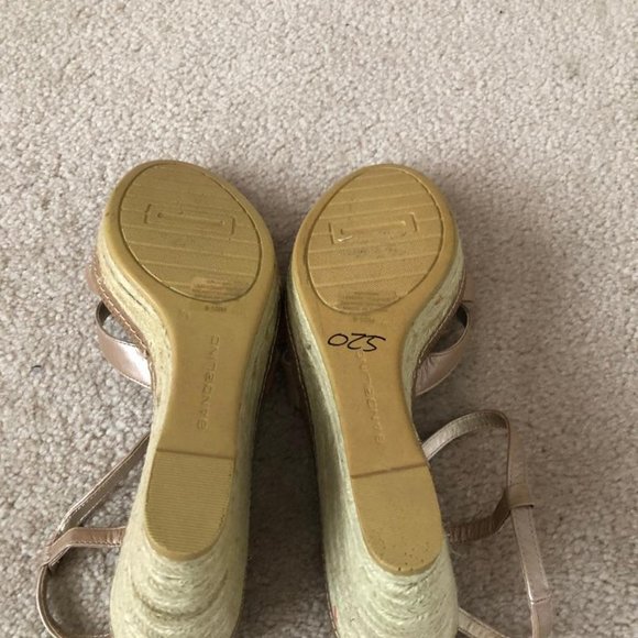 Bandolino - Women's Espadrille Wedge Sandals - White 9.5 9.5M - New without Box - Picture 4 of 5